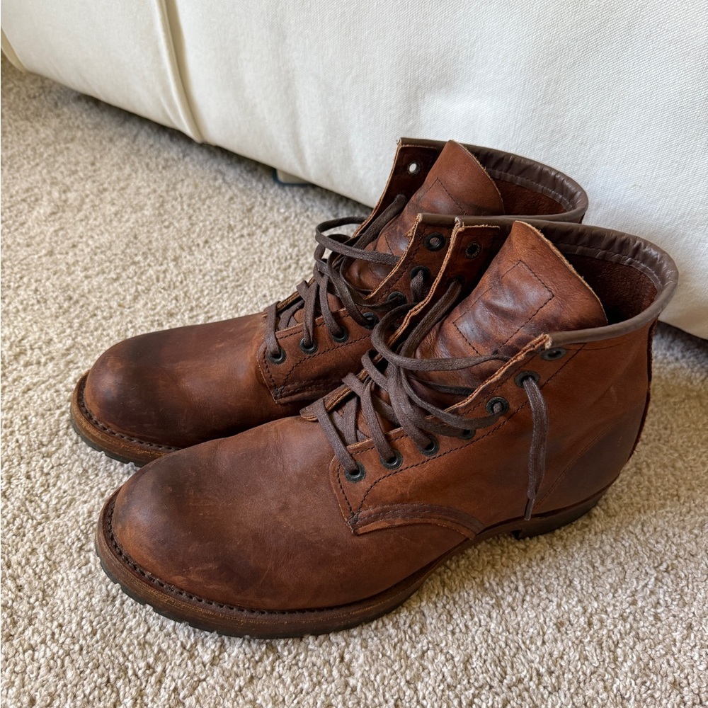 Red Wing Shoes Dark Brown Leather Men's Boots